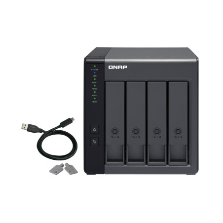 QNAP TR-004 rozširovacia jednotka pre PC alebo QNAP NAS (4x SATA / 1 x USB 3.0 typu C)