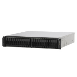 QNAP TS-h2490FU-7232P-256G (EPYC 3,2 GHz, ZFS, 256 GB ECC RAM, 24 x 2,5'' U.2, 2 x 2,5 GbE, 4 x 25 GbE)