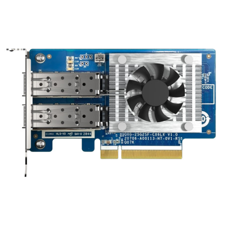 QNAP QXG-25G2SF-CX6 - 25GbE (2porty) PCIe karta, nízky profil, PCIe Gen4 x8