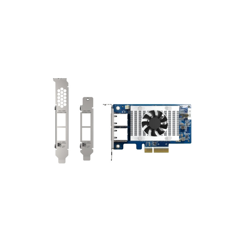 QNAP QXG-10G2T-X710 - dvojportová rozširujúca 10GbE (Intel X710) karta pre PC aj QNAP NAS