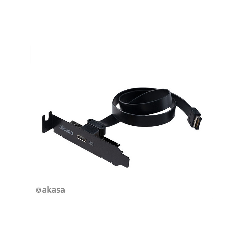 AKASA - USB 3.1 gen 2 Typ C PCI záslepka low profile