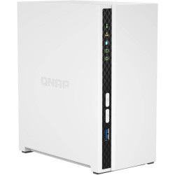 QNAP TS-233 (4core 2,0 GHz + NPU, 2GB DDR4 RAM, 2x SATA, 1x GbE, 1x USB 2.0, 1x USB 3.2)