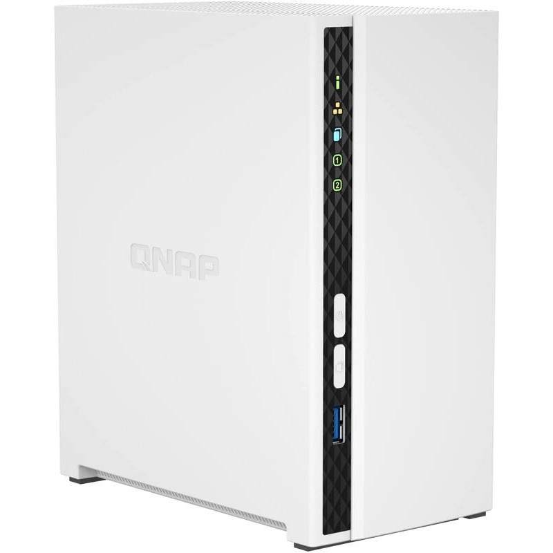 QNAP TS-233 (4core 2,0 GHz + NPU, 2GB DDR4 RAM, 2x SATA, 1x GbE, 1x USB 2.0, 1x USB 3.2)
