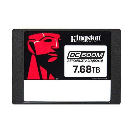 QNAP Kingston, SSD, DC600M, SATA III, 2.5-inch, 7,68 TB, SEDC600M/7680G