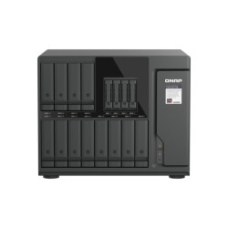 QNAP TVS-h1677AX-R5-16G (AMD Ryzen 5, ZFS, 16GB DDR5 RAM, 12x 3,5'' + 4x 2,5'', 2x 2,5GbE, 2x 10GbE)