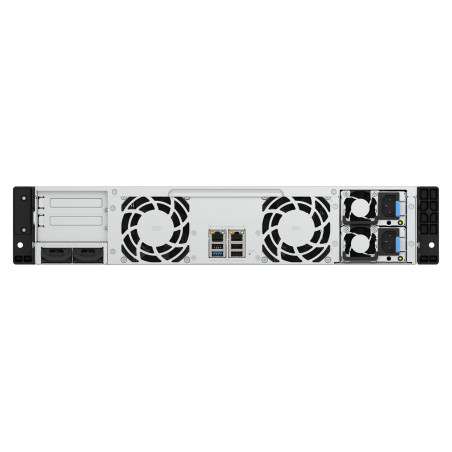 QNAP TS-h1465U-RP-8G (Intel 4core, ZFS, 8GB DDR5 RAM, 12x SATA + 2x E1.S, 1x PCIe, 2x 2,5GbE)