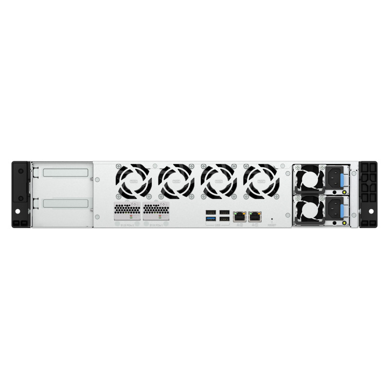 QNAP TS-h1065eU-RP-8G (Intel 4core, ZFS, 8GB DDR5 RAM, 8x SATA + 2x E1.S, 1x PCIe, 2x 2,5GbE)