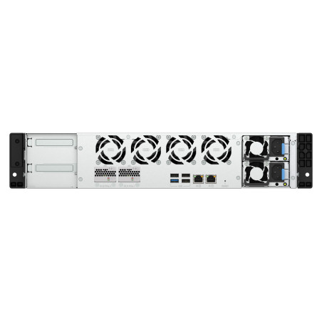 QNAP TS-h1065eU-RP-8G (Intel 4core, ZFS, 8GB DDR5 RAM, 8x SATA + 2x E1.S, 1x PCIe, 2x 2,5GbE)