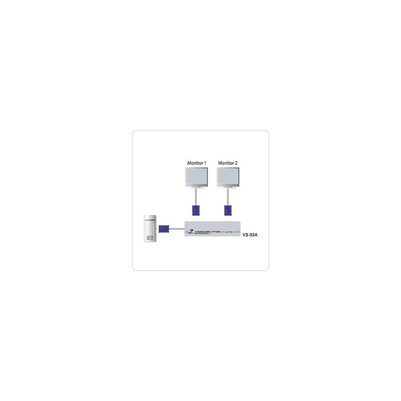 ATEN Video rozbočovač 1PC - 2VGA 350MHz