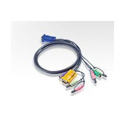 ATEN KVM združ. kábel k CS-1732,34,54,58, PS2, 3m