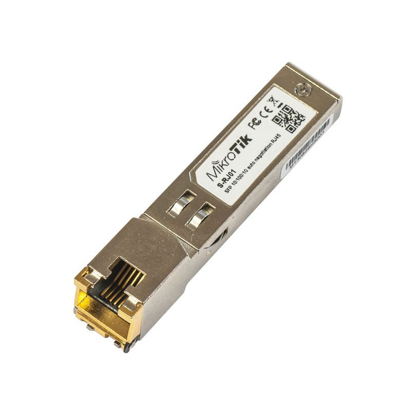 MikroTik SFP modul S-RJ01, RJ45, 100m, 1.25Gbit