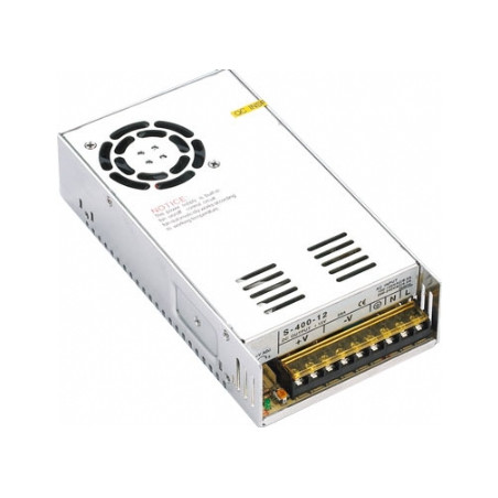 Priemyselný zdroj Carspa 48V-/400W spínaný S-400/48