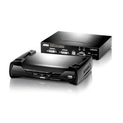 ATEN pre ovládanie DVI KVM DualView OverNET, rack