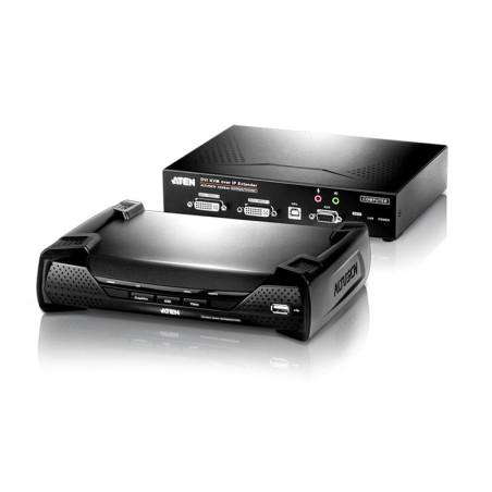 ATEN pre ovládanie DVI KVM DualView OverNET, rack