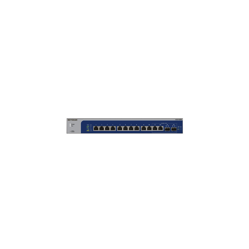 NETGEAR 12PT 10G/MULTI-GIG WEB MANAGED PLUS