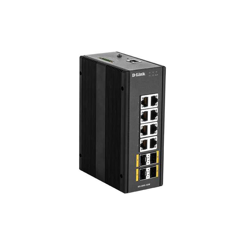 D-Link DIS-300G-12SW Industrial Gigabit Managed Switch with SFP slots