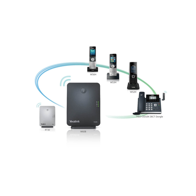 Yealink RT30 DECT repeater (W52P/W56P/W60B/W70B)