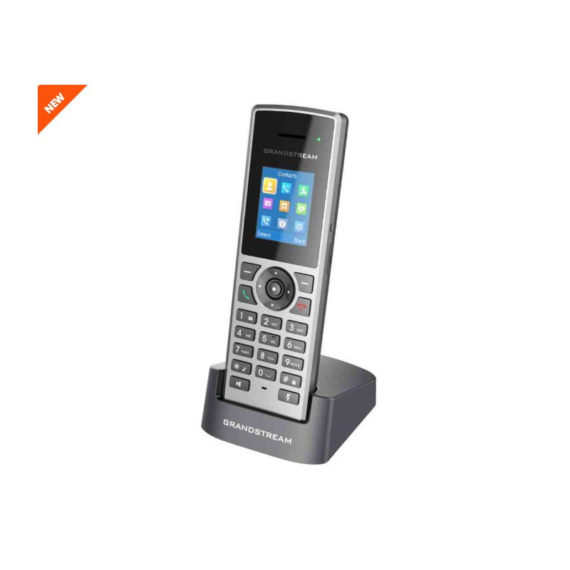 Grandstream DECT rúčka DP722, 1,8'' TFT bar. displej, 3.5mm jack, Micro-USB, 3cest. audiokonf.
