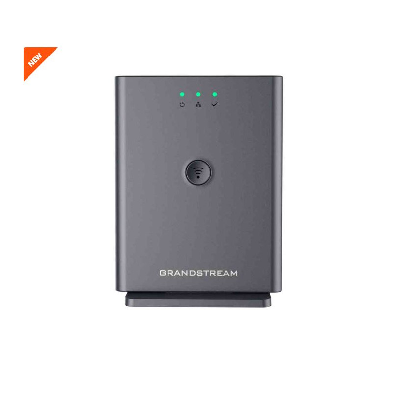 Grandstream DP752 IP DECT zákl. stanica, max. 5ručiek, HD voice, 10 SIP účt., 5súb. hovorov