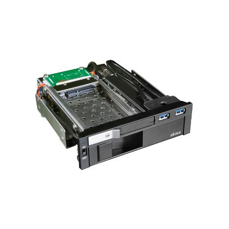 AKASA Lokstor M51 - 2.5 ''a 3.5'' HDD rack do 5,25''