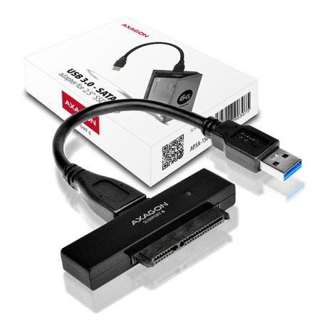 AXAGON ADSA-1S6, USB 3.2 Gen 1 - SATA 6G SSD/HDD adaptér vr. 2.5'' púzdra