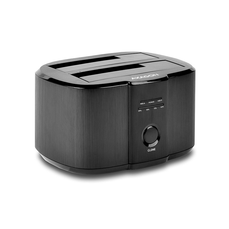 AXAGON ADSA-ST, USB 3.2 Gen 1 - 2x SATA 6G 2.5''/3.5'' SSD/HDD CLONE DUAL dokovacia stanica