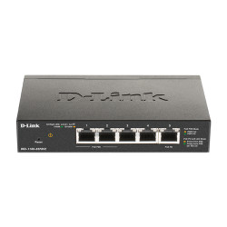 D-Link DGS-1100-05PDV2 5-port Gigabit PoE Smart Managed Switch with 1 PD port