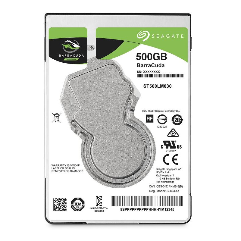 Seagate BarraCuda/500GB/HDD/2.5''/SATA/5400 RPM/2R