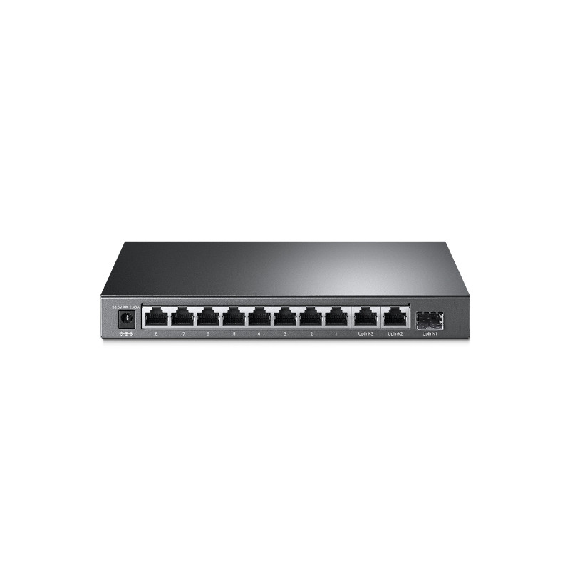 TP-Link TL-SL1311MP 8xFE POE+ 124W 2xGb nonPOE, 1xSFP CCTV switch