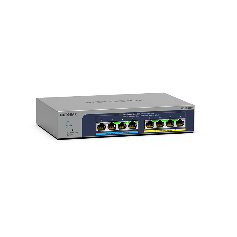 NETGEAR 8PT POE++ MULTIGIG PLUS SWCH