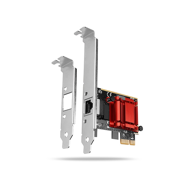 AXAGON PCEE-GIX, PCIe sieťová karta - 1x Gigabit Ethernet port (RJ-45), Intel i210AT, PXE, vr. LP