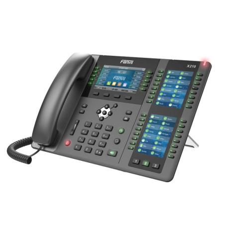 Fanvil X210 SIP telefón, 4.3'' bar. disp.+ 2 prid. disp., 20 SIP, 106 DSS, 2xGbit