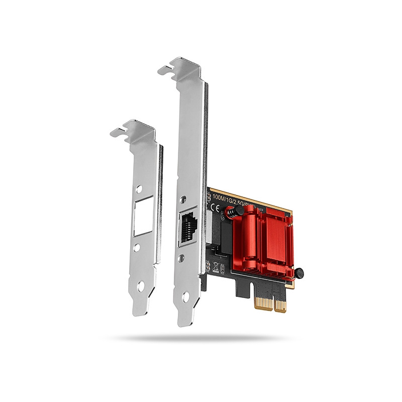 AXAGON PCEE-G25, PCIe sieťová karta - 1x 2.5 Gigabit Ethernet port (RJ-45), Realtek, PXE, vr. LP