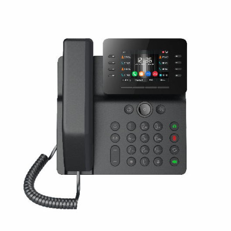 Fanvil V64 SIP telefón, 3,5'' bar.disp., 12SIP, 21DSS hr., WiFi, BT, dual Gbit, PoE