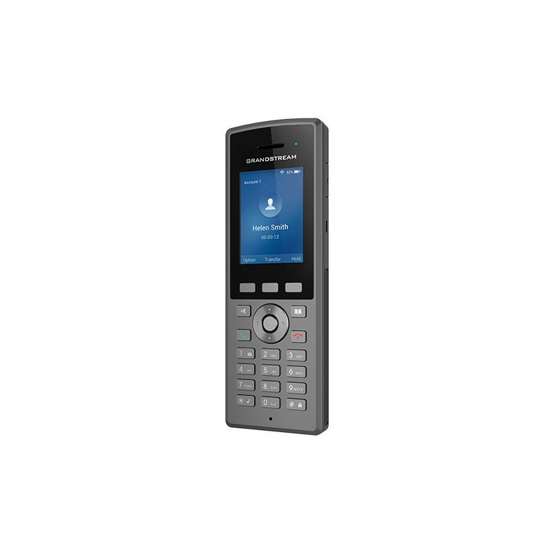 Grandstream WP825 SIP WiFi telefón, odolná IP67, 2,4 bar. displ., 2SIP úč., BT, Micro USB, Handover