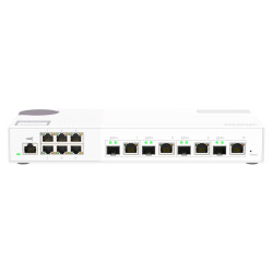 QNAP riadený switch QSW-M2106-4C (6x 2,5GbE RJ45 a 4x kombinované 10GbE SFP+ / 10GbE RJ-45)