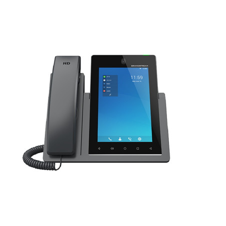 Grandstream GXV3470 SIP video telefón 7'' IPS bar.dotyk.displ., Android11, 16 SIP úč. BT, WiFi