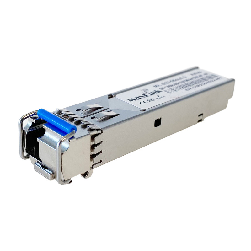 MaxLink 1.25G SFP optický modul, WDM(BiDi), SM, Tx 1310/Rx1550nm, 3km, priemyselný -40C+85C, 1xLC,DDM