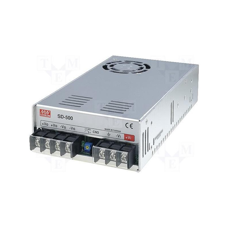 MEANWELL - SD-500L-48 - DC/DC menič napätia uzavretý 504W z 19-72V na 48V