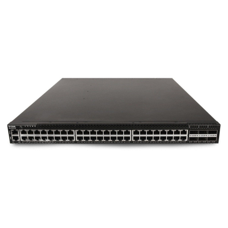 D-Link DXS-3610-54T/SI/E L3 stackable switch, 48x 1/10GbE Base-T, 6x 40/100GbE QSFP+/QSFP28