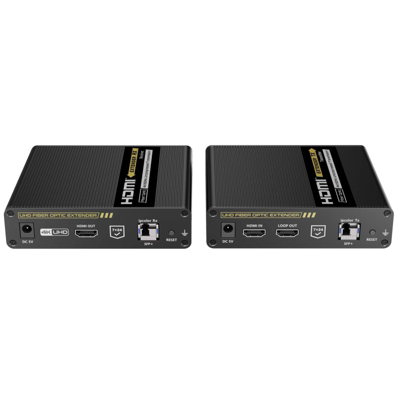 Optický HDMI extender 4K @ 60Hz 4:4:4 HDR, až 40km