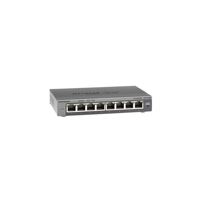 NETGEAR 8PT GIGABIT PLUS SWITCH, GS108e