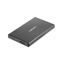 Externý box pre HDD 2,5'' USB 3.0 Natec Rhino Go, čierny, hliníkové telo