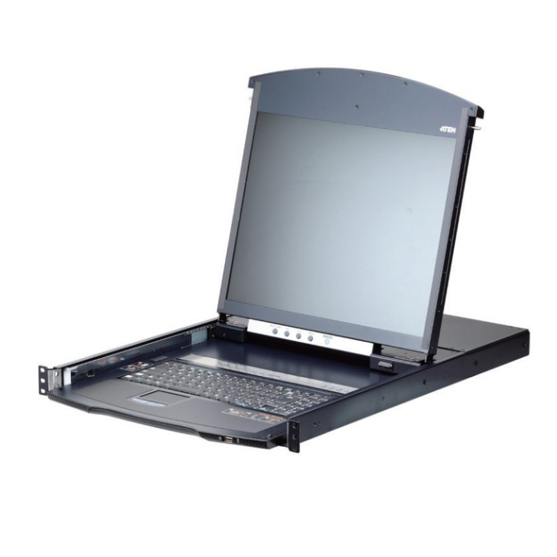 ATEN 16-port Cat.5 KVM PS/2+USB, OSD, 19'', 2 príst
