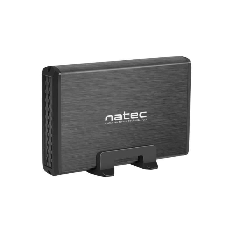 Externý box pre HDD 3,5'' USB 3.0 Natec Rhino, čierny, vrátane napájacieho adaptéra
