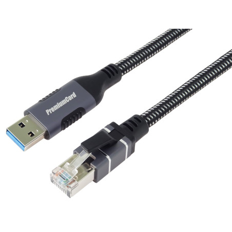 Ethernet. kábel USB3.2-LAN RJ45 10/100/1000, 1m