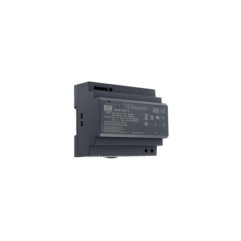 MEANWELL - HDR-150-24 - Priemyselný napájací spínaný zdroj 24V 150W na DIN
