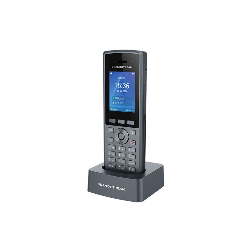 Grandstream DP735 SIP DECT odolná rúčka, 20 SIP účtov, IP67, 65 hodín hovoru, 2,4 ''farebný LCD