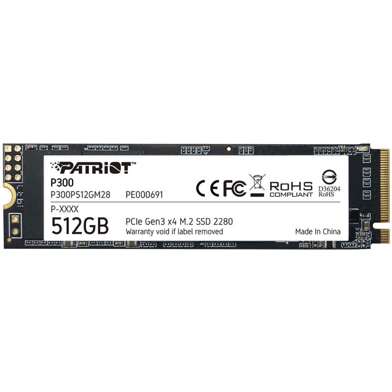 PATRIOT P300/512GB/SSD/M.2 NVMe/5R