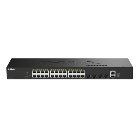 D-Link DGS-1530-28/E 24 portov GE + 4 portov 10G SFP+ Smart Managed Switch